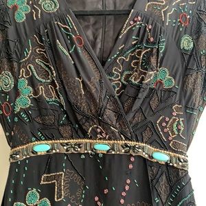 Nanette Lepore  Heavily Beaded short cocktail Dress